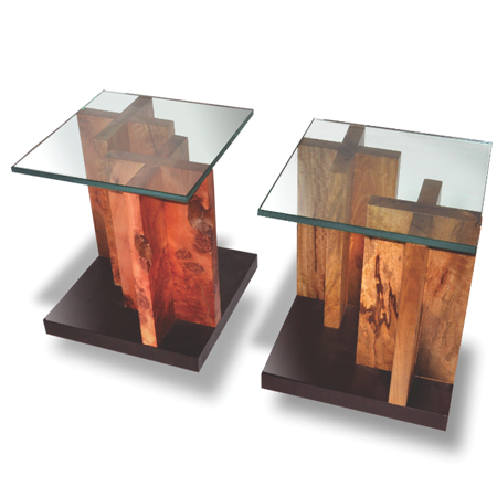 One-of-a-kind coffee tables from reclaimed timber