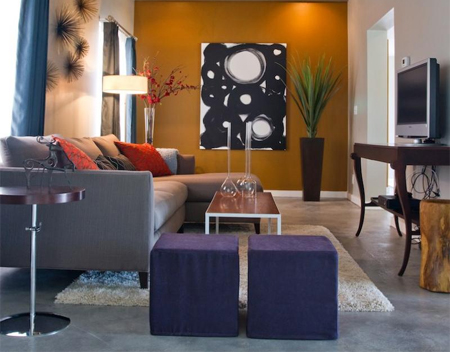 Adding colour and texture with an area rug