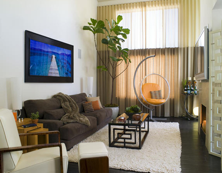 Adding colour and texture with an area rug