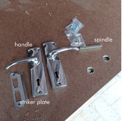 Replace interior hollow-core door