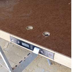 Replace interior hollow-core door