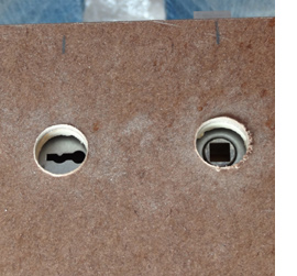 Replace interior hollow-core door