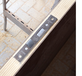 Replace interior hollow-core door