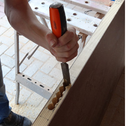 Replace interior hollow-core door