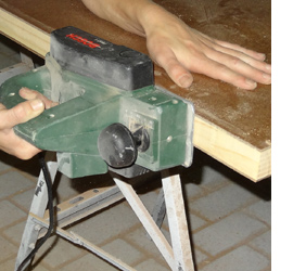 Replace interior hollow-core door