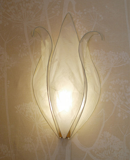 colin chetwood lamp light shades tissue paper fabric