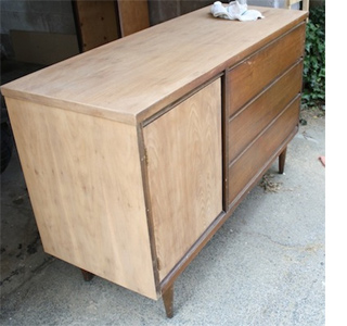 Refinishing secondhand furniture