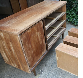 Refinishing secondhand furniture