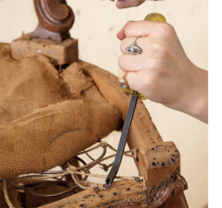 reupholster upholster recover dining chair