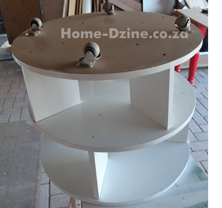 diy upholstered shoe carousel storage
