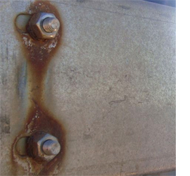 Treat corrosion on aluminium