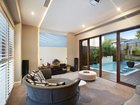 sliding doors from living to patio