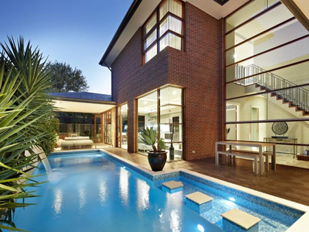 patio entertainment area