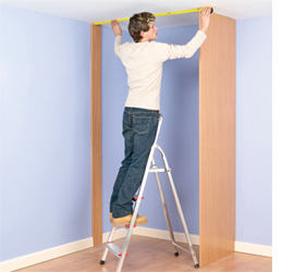 Build a closet for a small bedroom