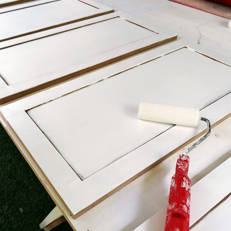 Converting closet shelves to drawers