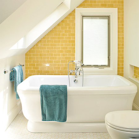 Decorate with turquoise and yellow