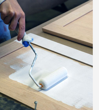 plywood kitchen cabinet