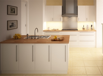 plywood kitchen