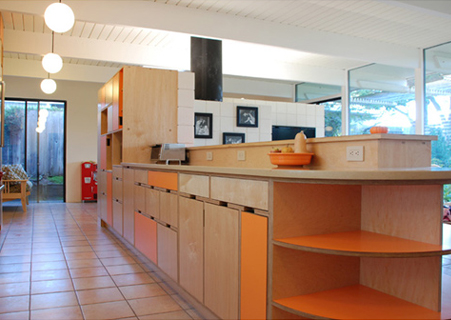 Image of kitchen design plywood