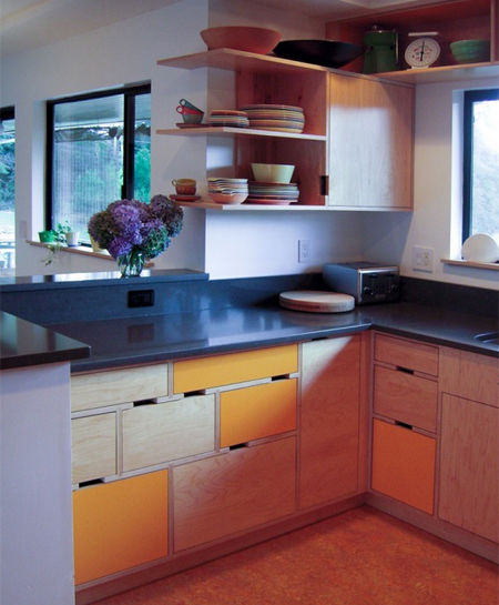 plywood kitchen