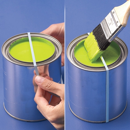 clever idea rubber band paint can