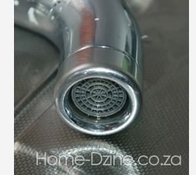 limescale hard water removed from kitchen mixer tap faucet