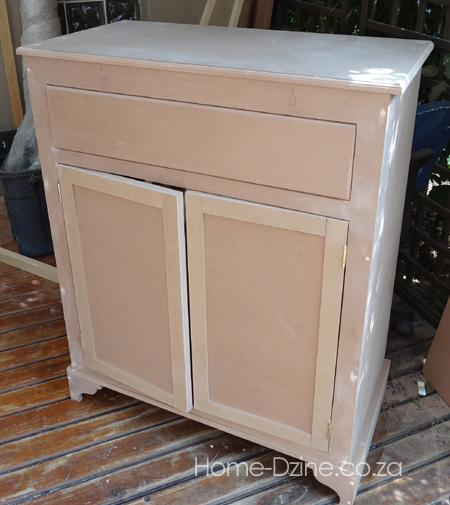 white modern shaker server cabinet vanity