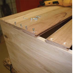 Make a storage coffee table
