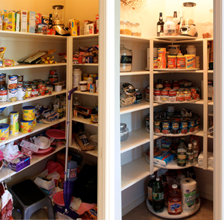 lazy susan rotating pantry storage