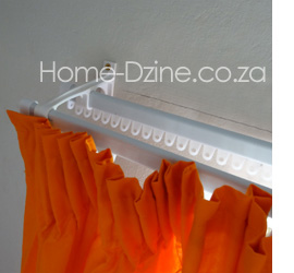 How to hang a curtain track or rail