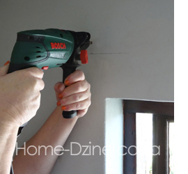 How to hang a curtain track or rail