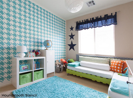 houndstooth stencil cutting edge stencils