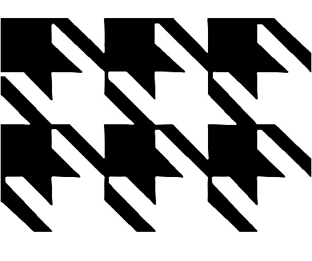 houndstooth stencil cutting edge stencils