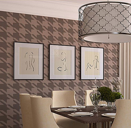 houndstooth stencil cutting edge stencils