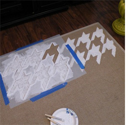 stencil rug graphic design plascon polvin