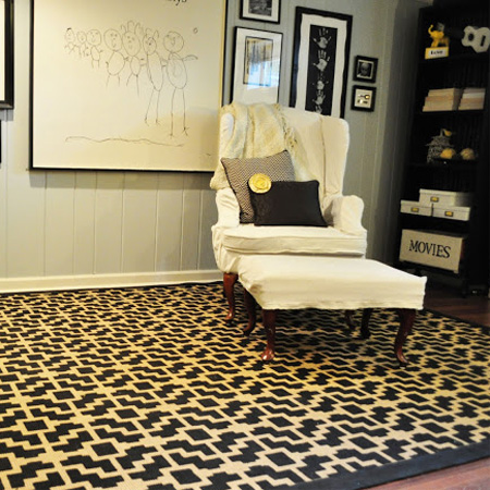 stencil rug graphic design plascon polvin