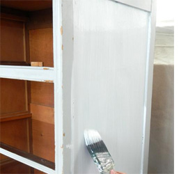 Dress up a chest of drawers with paint and geometric design