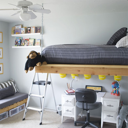 Home Dzine Home Diy Make A Hanging Or Suspended Bed