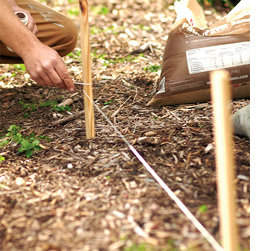 zig zag diy lay garden path