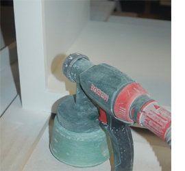 Make a storage headboard