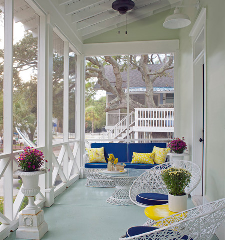 stencil paint porch patio floor