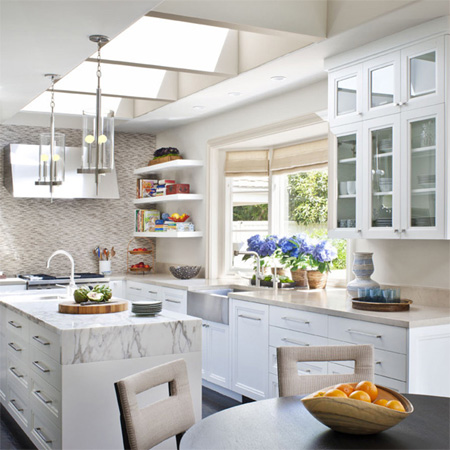 Finding space for dining in the kitchen