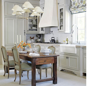 Finding space for dining in the kitchen