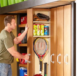 Increase storage space in a garage
