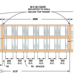 Increase storage space in a garage