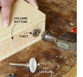 Increase storage space in a garage