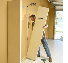 Increase storage space in a garage