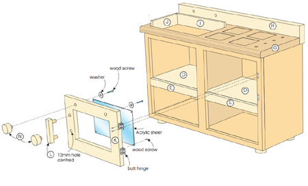 DIY kids mini-kitchen instructions
