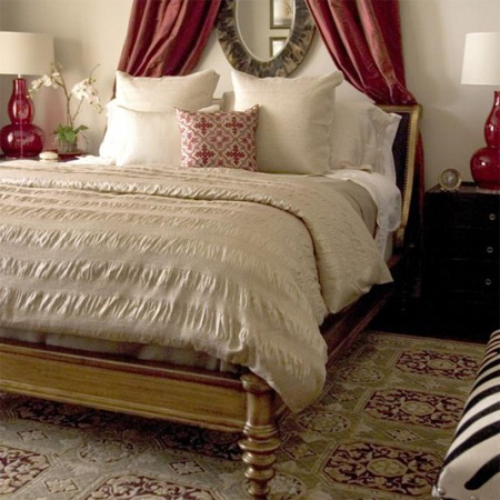 bedroom cosy warm texture layered