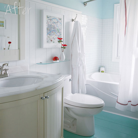 Before and after home makeovers on a budget